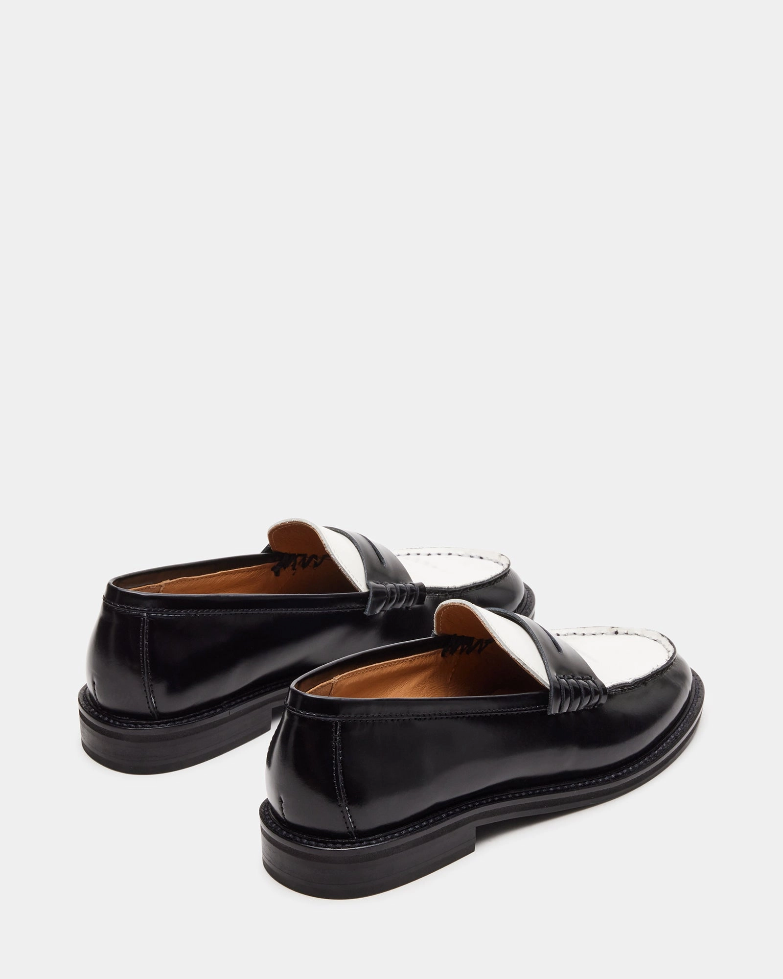 MADISON BLACK/WHITE LEATHER