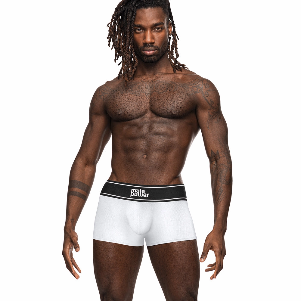 Male Power Modal Rib Pouch Shorts