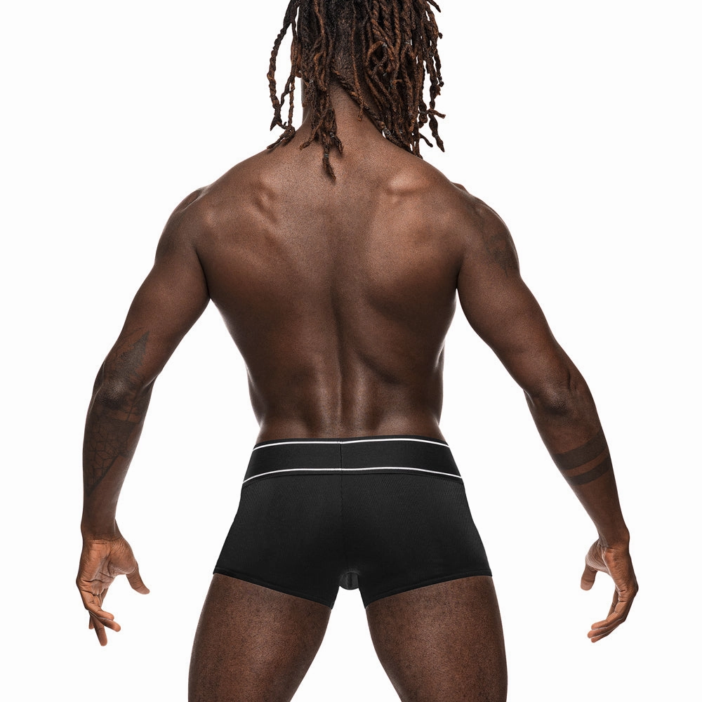 Male Power Modal Rib Pouch Shorts