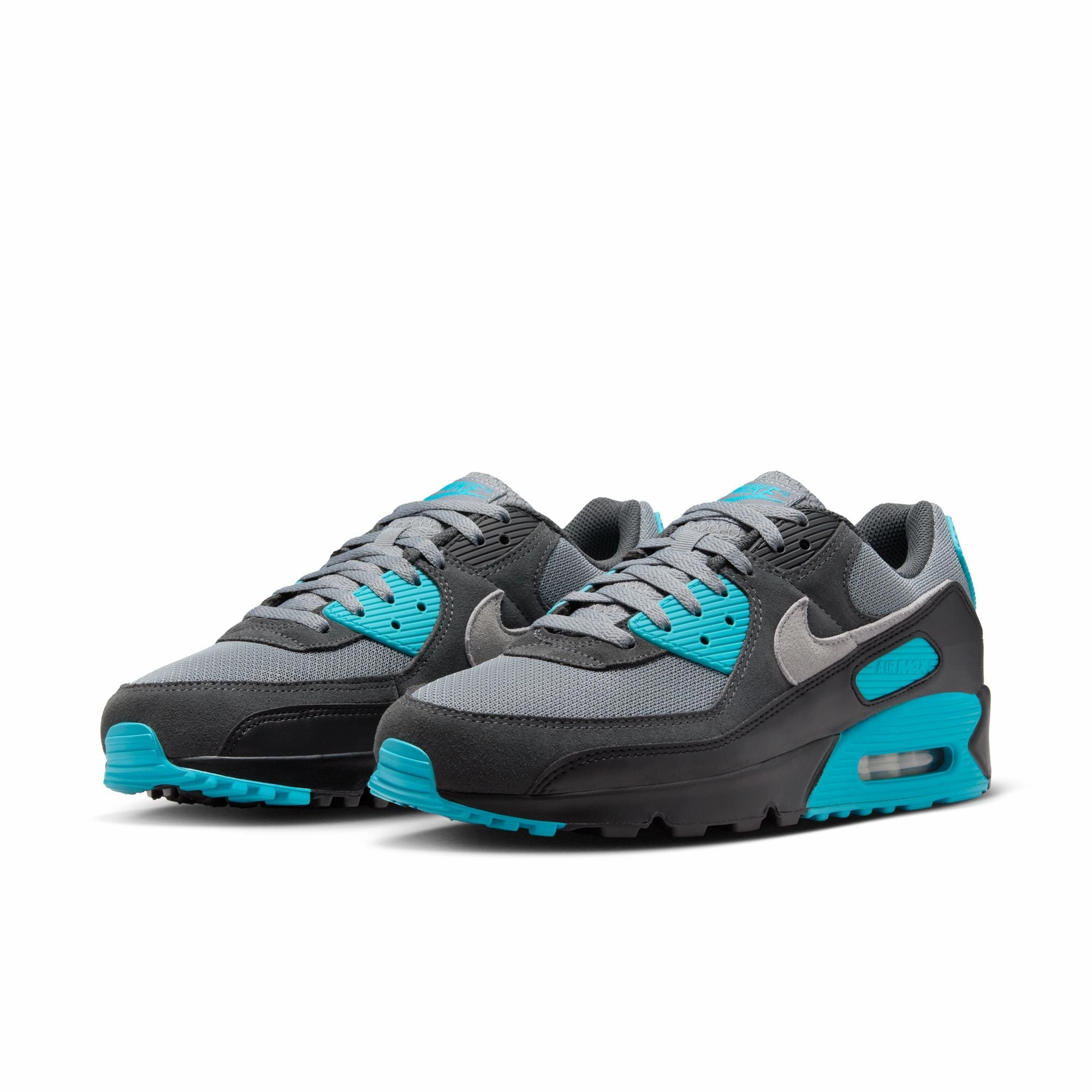 Men's Nike Air Max 90 - COOL GREY/WOLF GREY-DUSTY CACTUS-BLACK