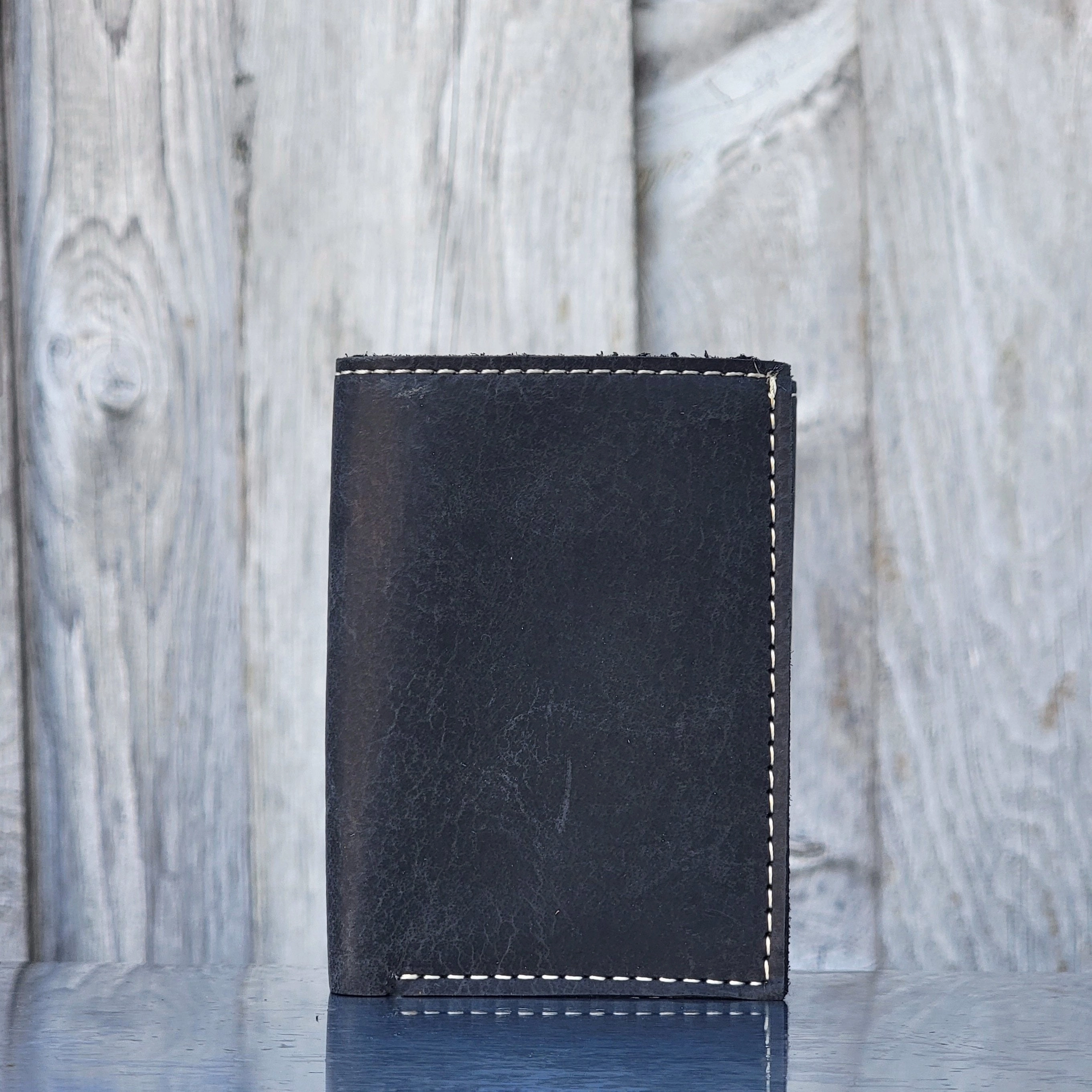 Meraki - Cognac Full Grain Leather Trifold Wallet