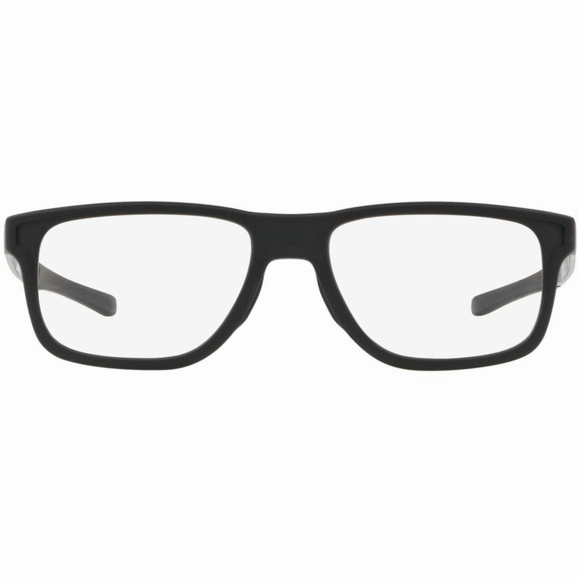Oakley Men's Eyeglasses - Black Plastic Rectangular Frame Demo Lens | OAKLEY 0OX8123 4