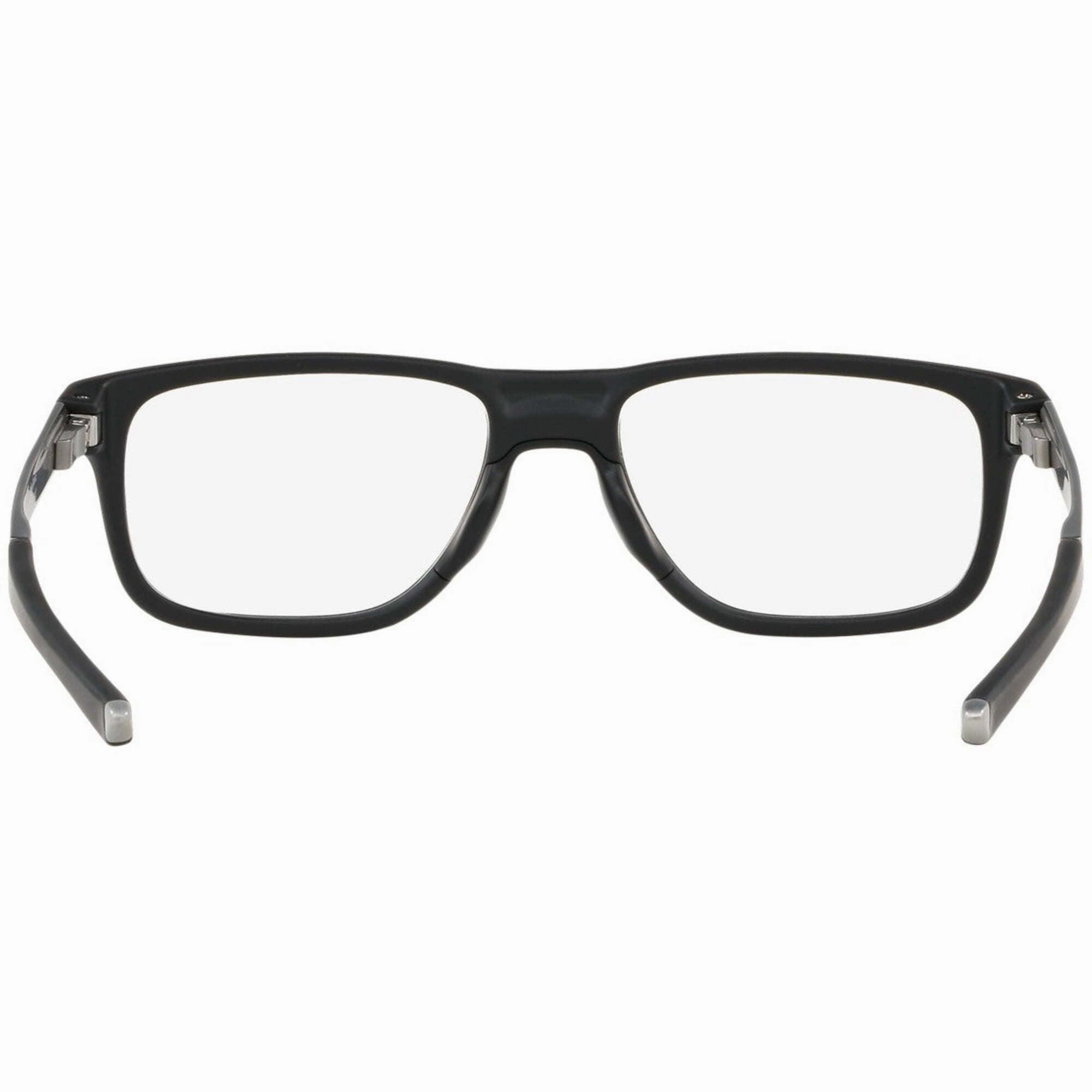 Oakley Men's Eyeglasses - Black Plastic Rectangular Frame Demo Lens | OAKLEY 0OX8123 4