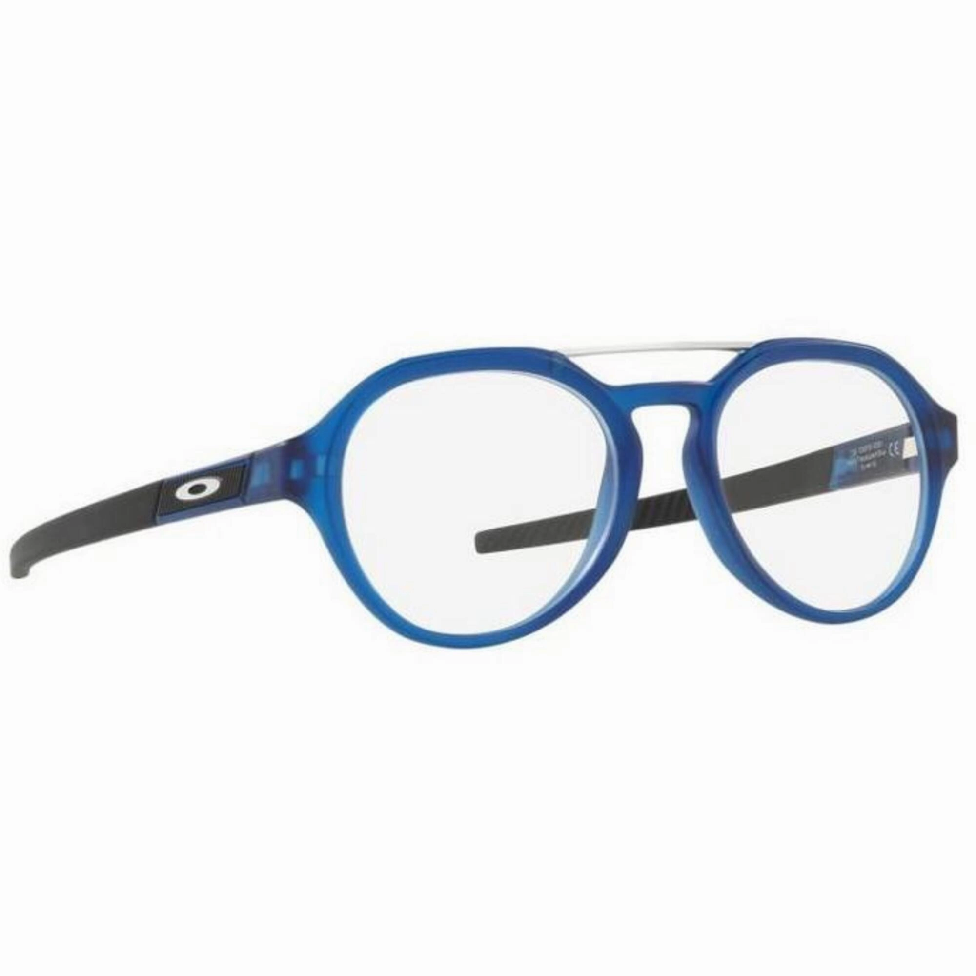 Oakley Men's Eyeglasses - Blue Plastic Round Frame Demo Lens | OAKLEY 0OX8151 3