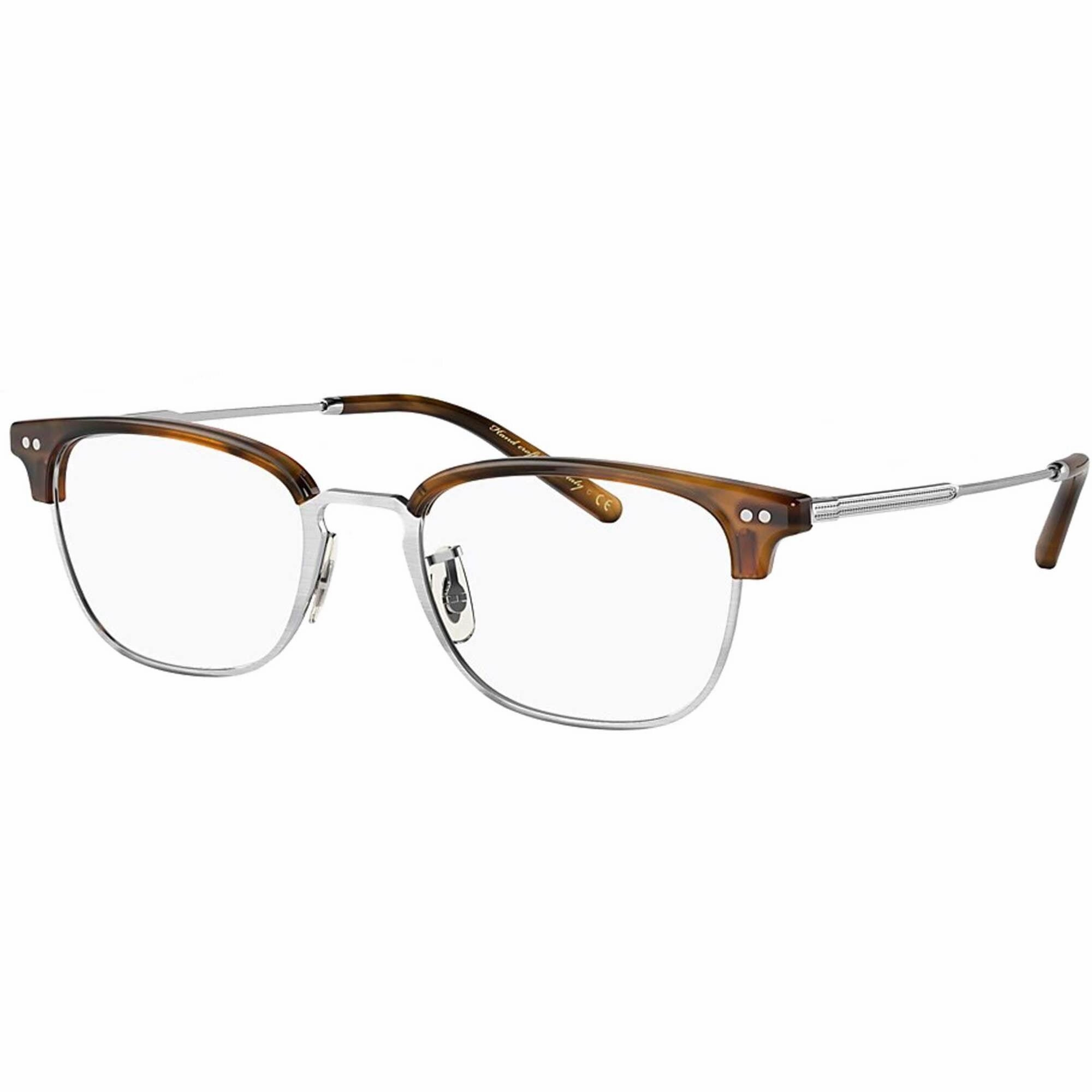 Oliver Peoples Men's Eyeglasses - Brushed Silver/Raintree | OLIVER PEOPLES OV5468 1011