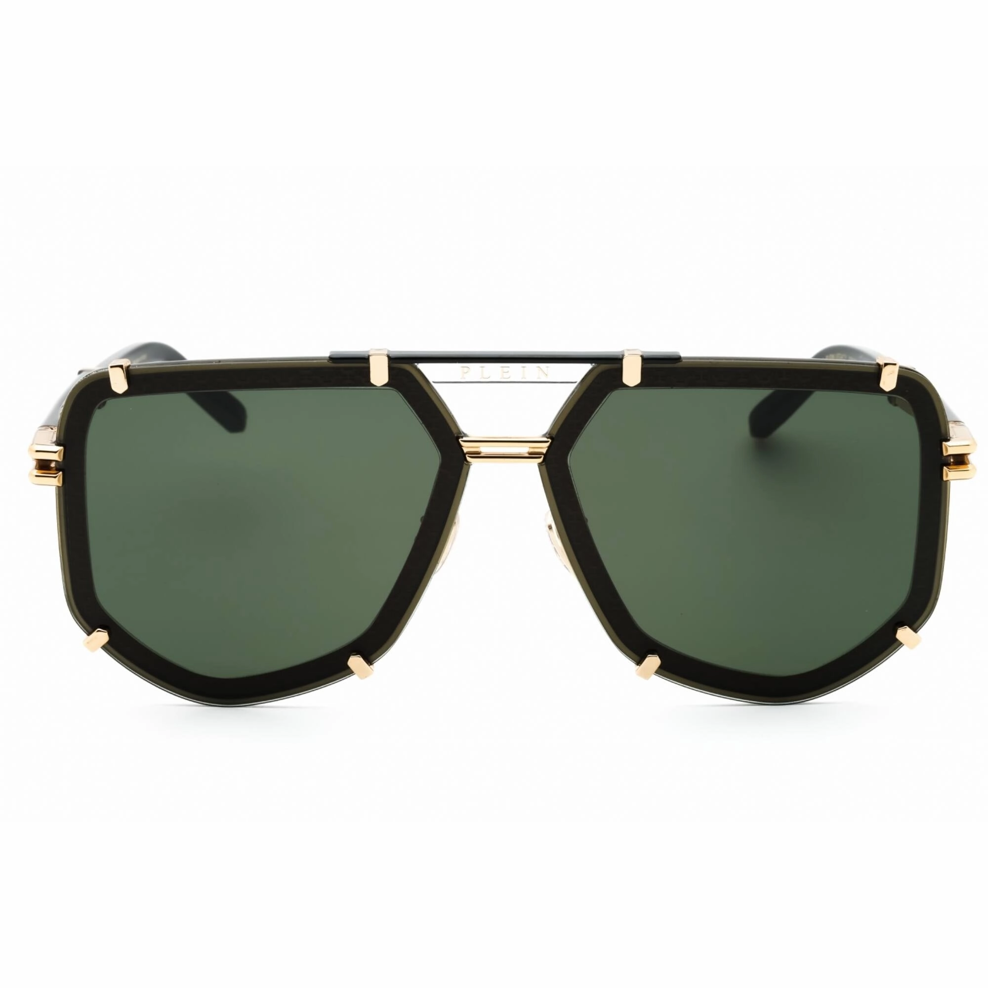 Philipp Plein Men's Sunglasses - Polished Rose Gold W/Shiny Black Parts | SPP132 301Y