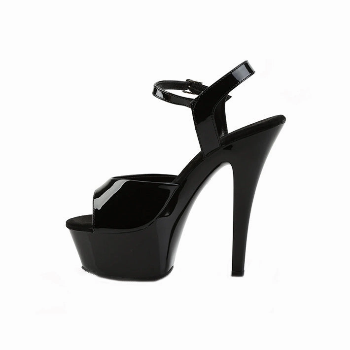 Pleaser Kiss-209 Peep Toe Heels