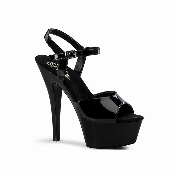 Pleaser Kiss-209 Peep Toe Heels