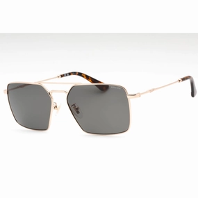Police Men's Sunglasses - Shiny Rose Gold Metal Aviator Full Rim Frame | SPLL07 0300