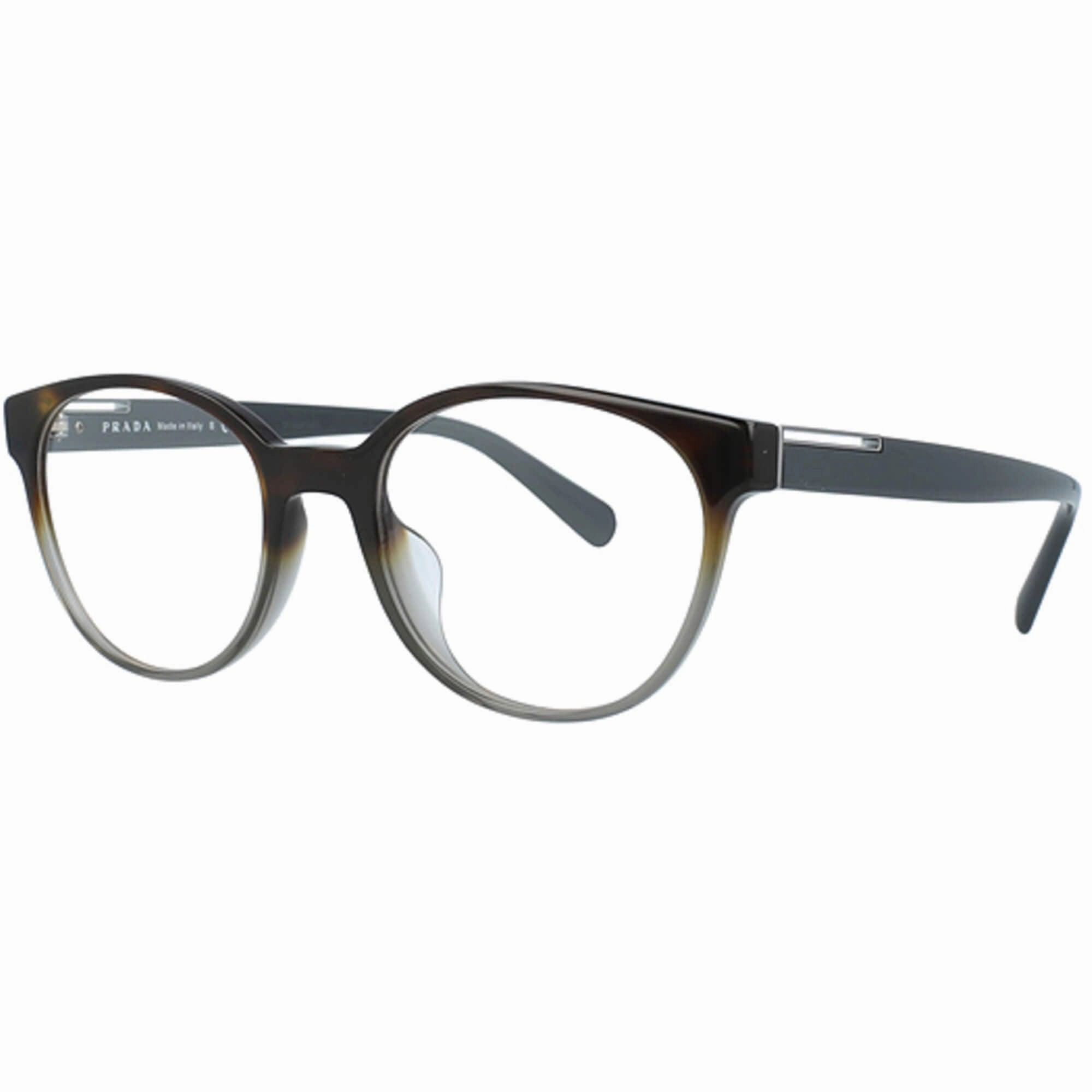 Prada Men's Eyeglasses - Havana Gradient Grey Round Frame | PRADA 0PR10UVF C7O1O154