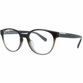 Prada Men's Eyeglasses - Havana Gradient Grey Round Frame | PRADA 0PR10UVF C7O1O154