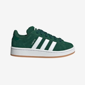 preschool adidas campus 00s (dark green/white/gum)
