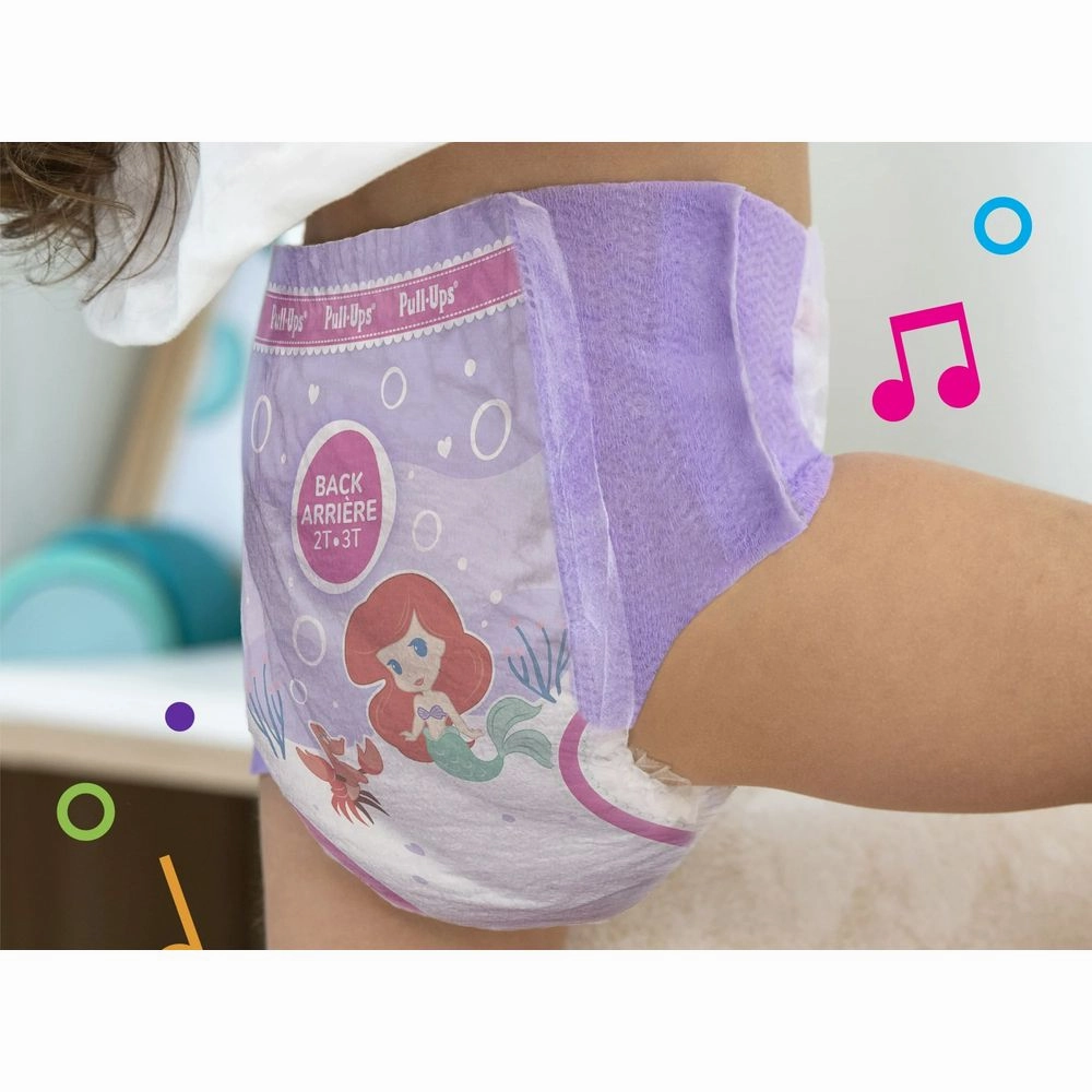 Pull-Ups 55846 Girls' Potty Training Pants 5T-6T, 50 Ct, Leak-Free Protection