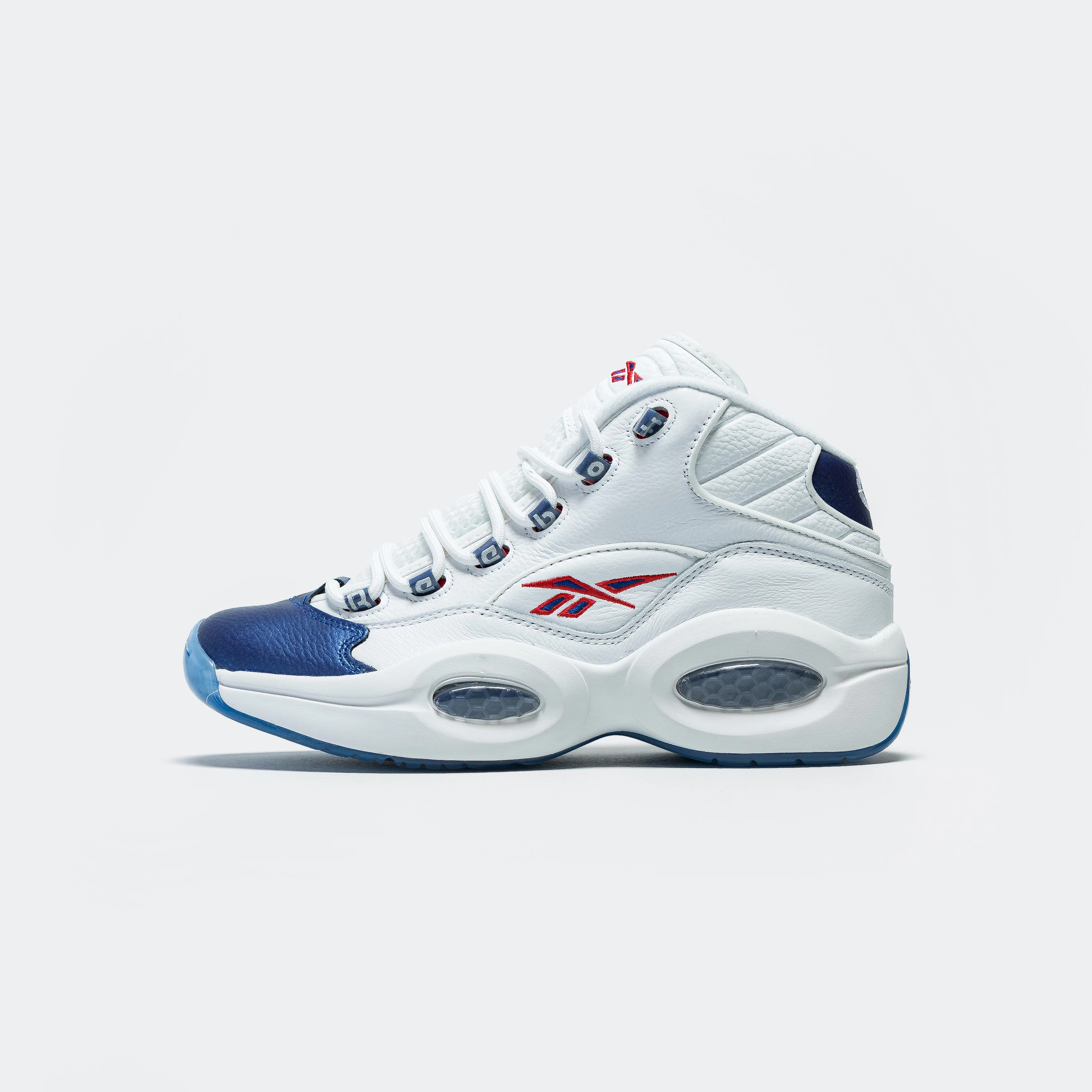 Question Mid - Footwear White/Infinite Blue