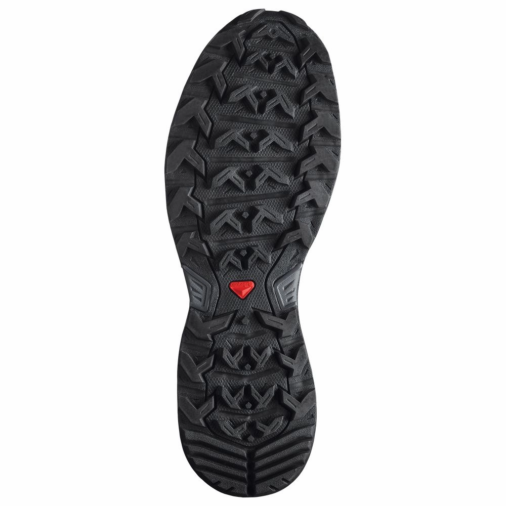 Salomon X Ultra Pioneer Mid Waterproof Hiking Shoes for Men - Peat/Quiet Shade/Biking Red - 10M