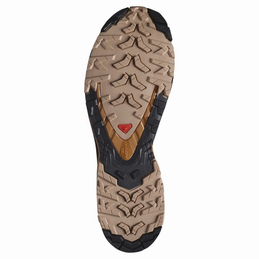 Salomon XA Pro 3D V9 Hiking Shoes for Men - Natural/Black/Sugar Almond - 11M