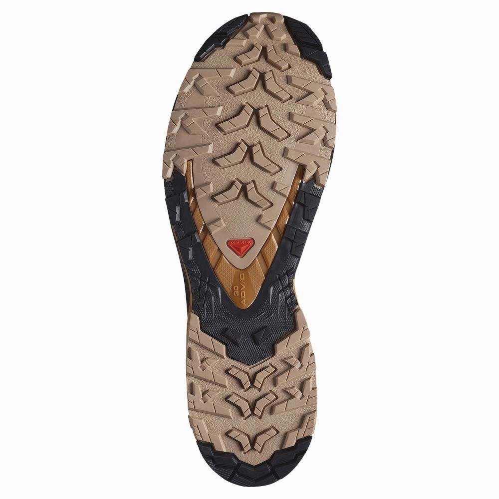 Salomon XA Pro 3D V9 Hiking Shoes for Men - Natural/Black/Sugar Almond - 11M