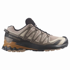Salomon XA Pro 3D V9 Hiking Shoes for Men - Natural/Black/Sugar Almond - 11M