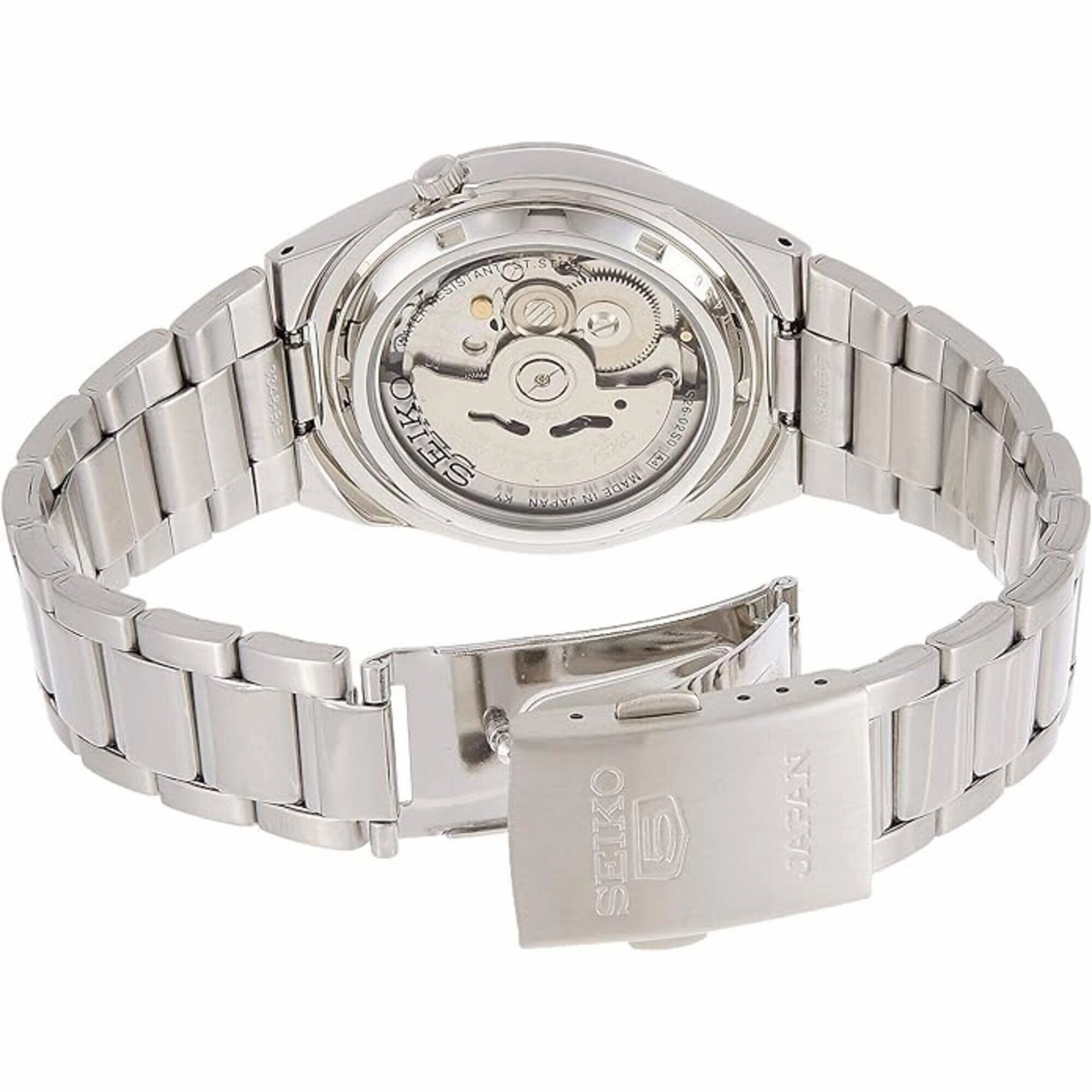 Seiko Men's Watch - Series 5 Automatic Blue Dial Stainless Steel Bracelet | SNKC51J1