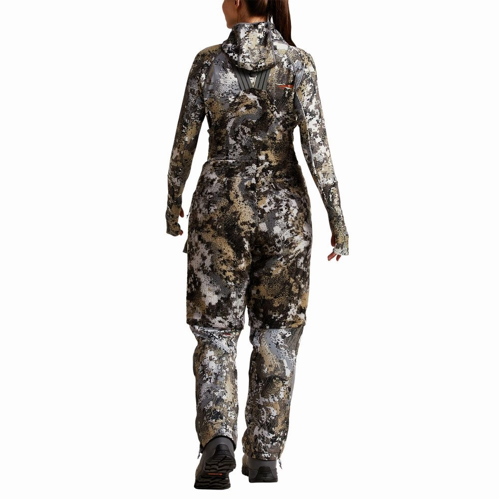 SITKA GORE OPTIFADE Concealment Elevated II Fanatic Bibs for Ladies - Gore Optifade Elevated II - XL