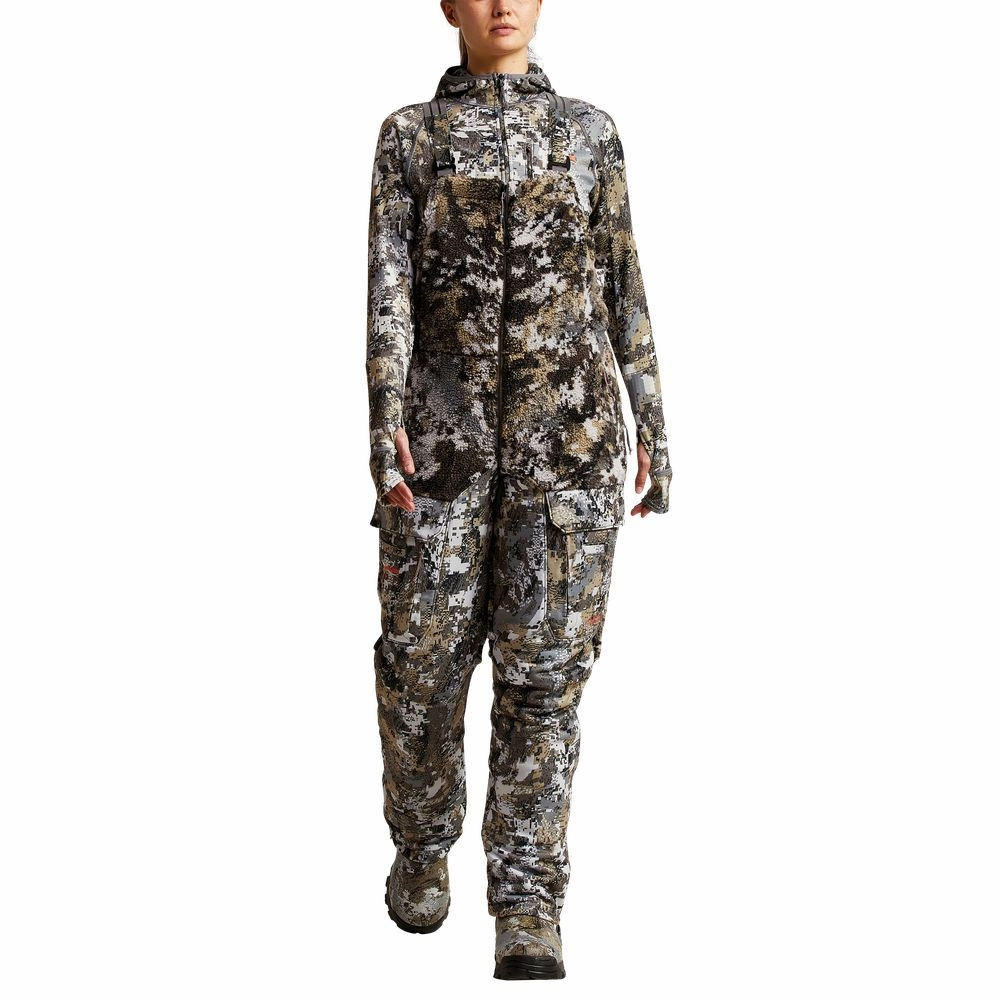 SITKA GORE OPTIFADE Concealment Elevated II Fanatic Bibs for Ladies - Gore Optifade Elevated II - XL