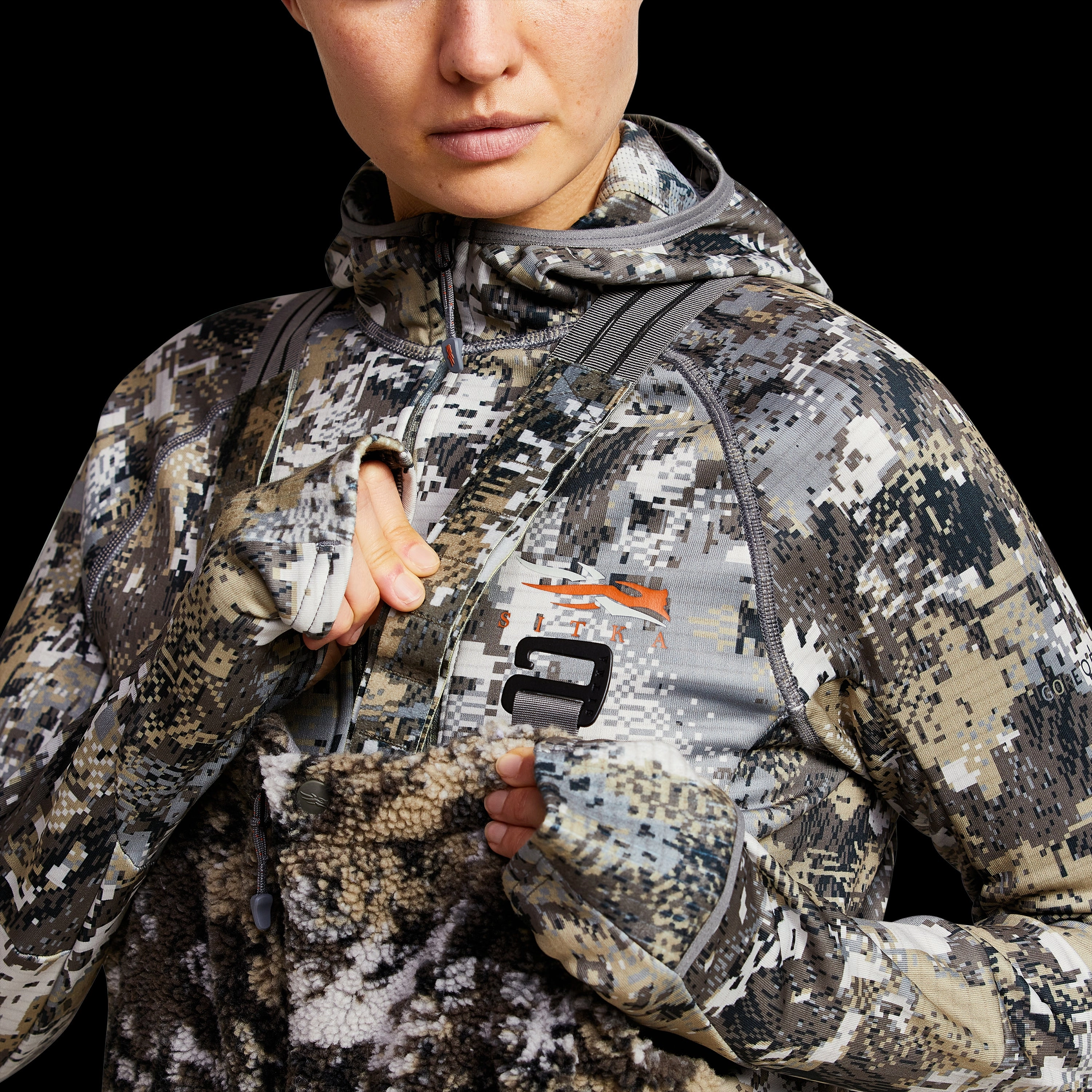 SITKA GORE OPTIFADE Concealment Elevated II Fanatic Bibs for Ladies - Gore Optifade Elevated II - XL