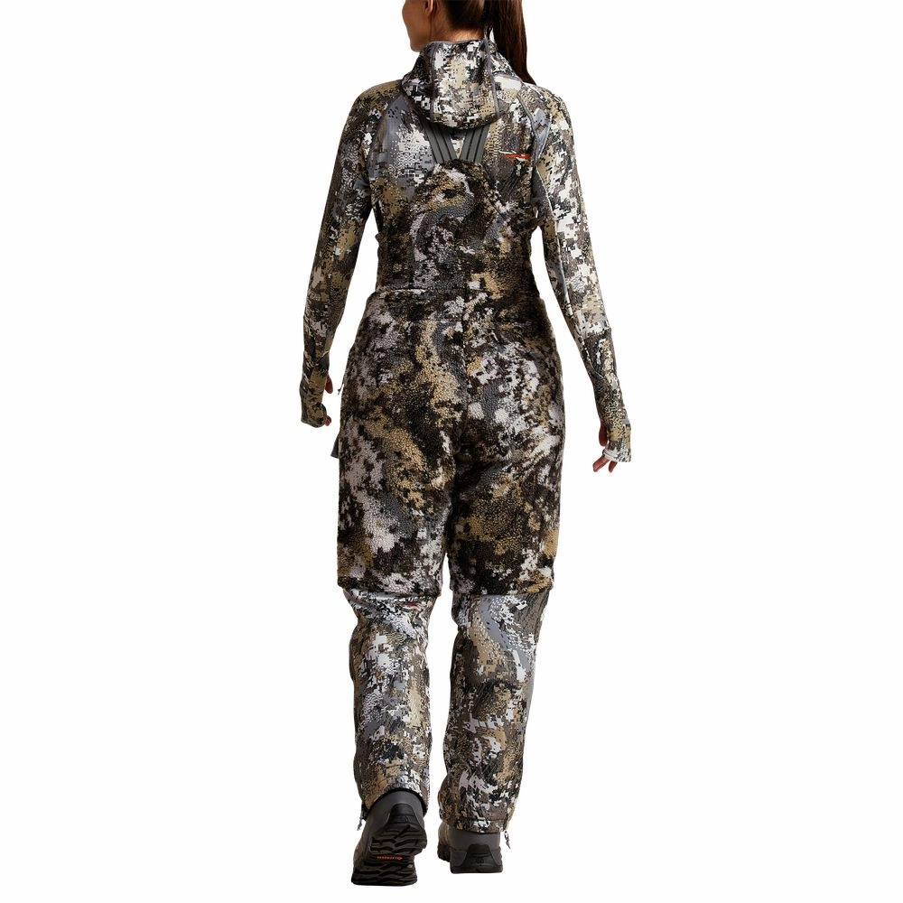 SITKA GORE OPTIFADE Concealment Elevated II Fanatic Bibs for Ladies - Gore Optifade Elevated II - XL