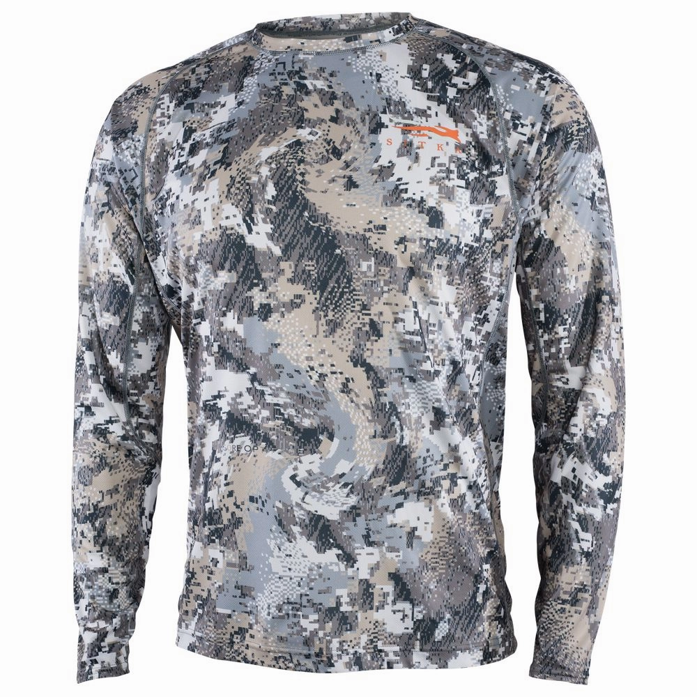 Sitka GORE OPTIFADE Concealment Elevated II Series CORE Lightweight Crew Long-Sleeve Top for Men - M