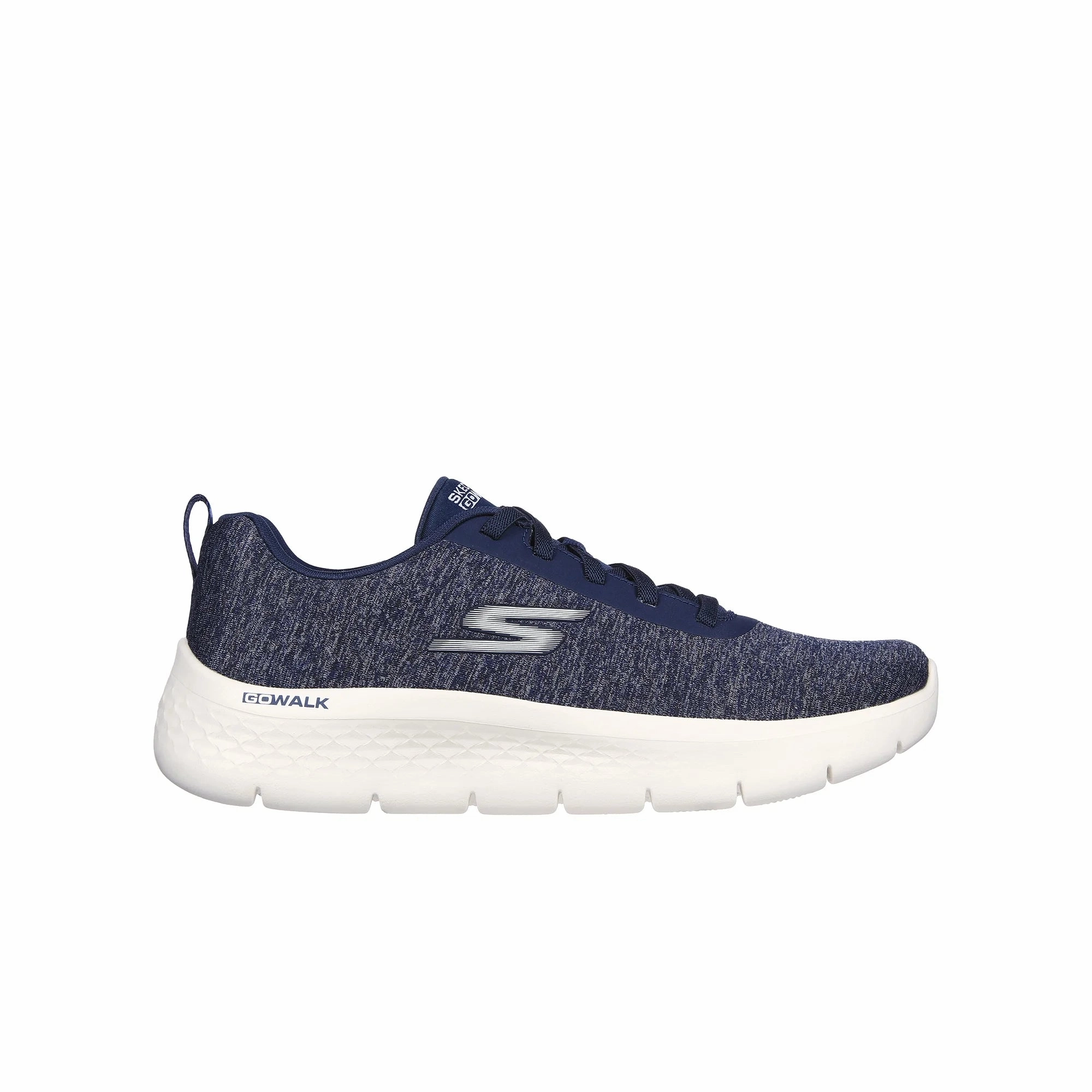 Skechers 13681482 Women's GO WALK Flex Dazzling Smile Slip On Sneaker, 7.5 Navy