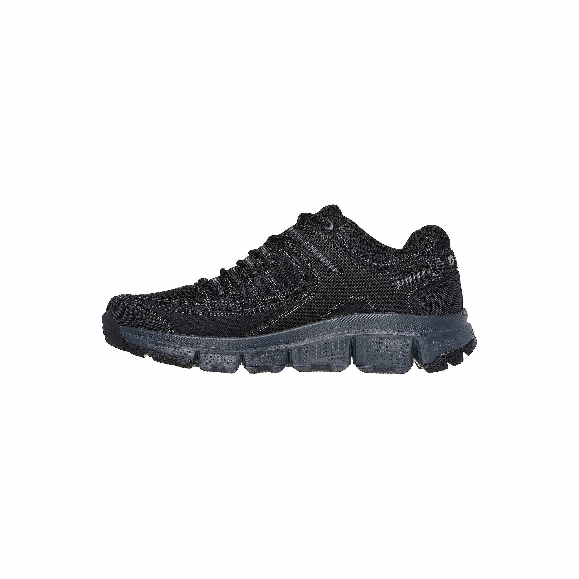 Skechers Mens Summits At Upperdraft Walking Shoes Wide Width - BLACK CHARCOAL 12 WIDE