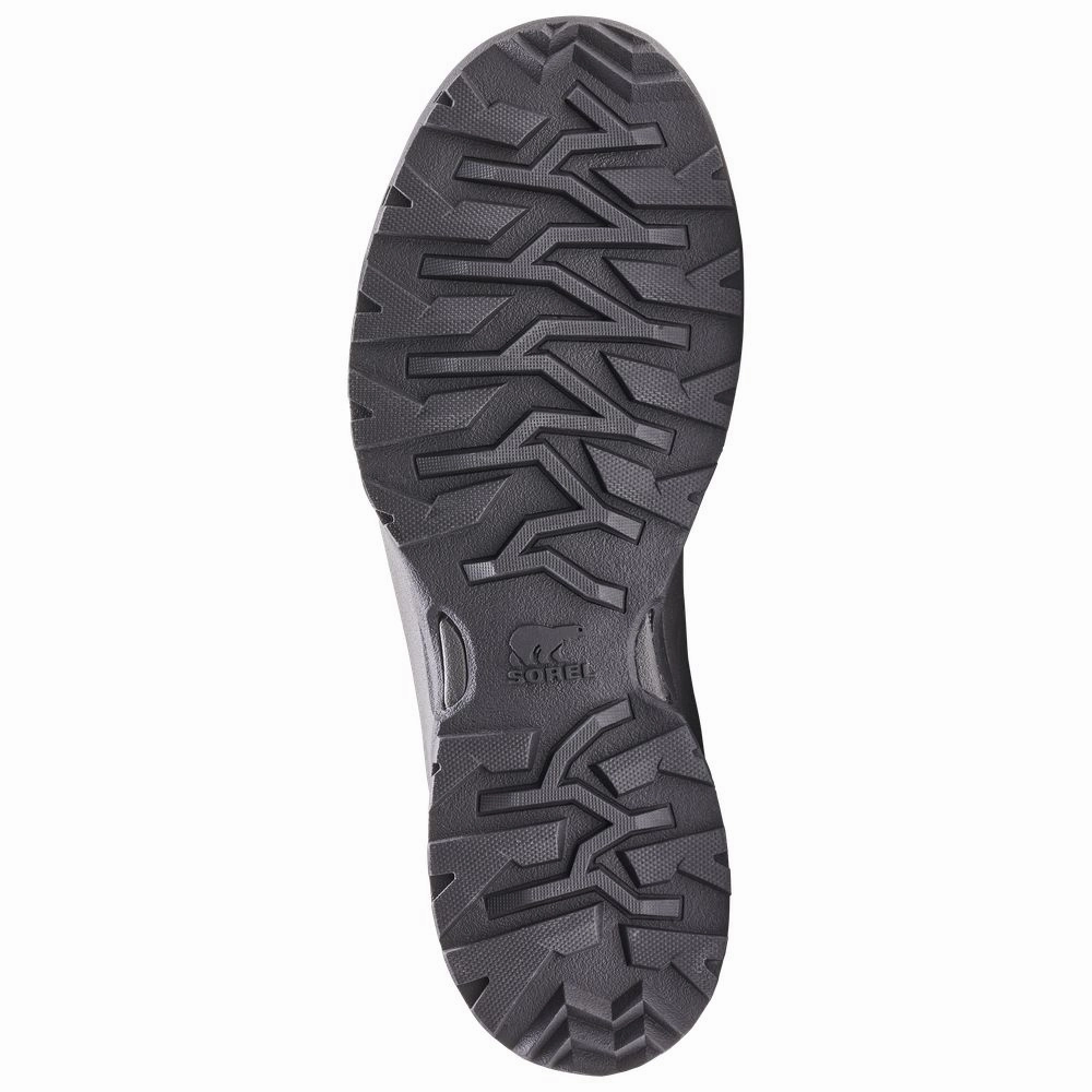 Sorel Buxton Lite Insulated Waterproof Winter Boots for Men - Elk/Black - 10M