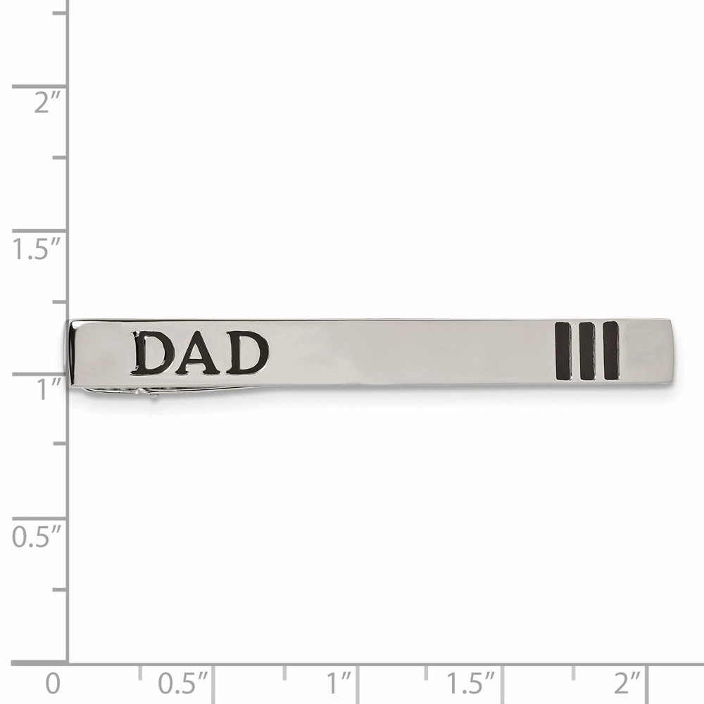 Stainless Steel Dad Tie Bar