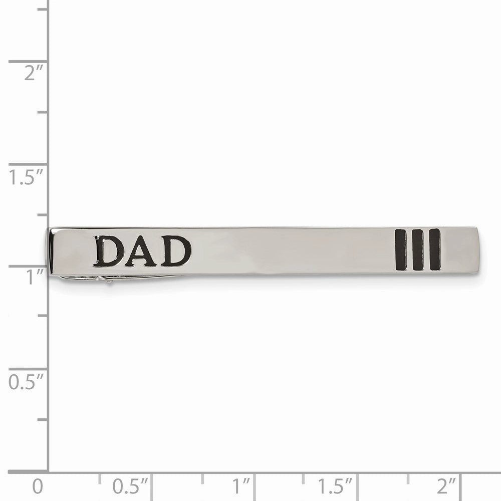 Stainless Steel Dad Tie Bar