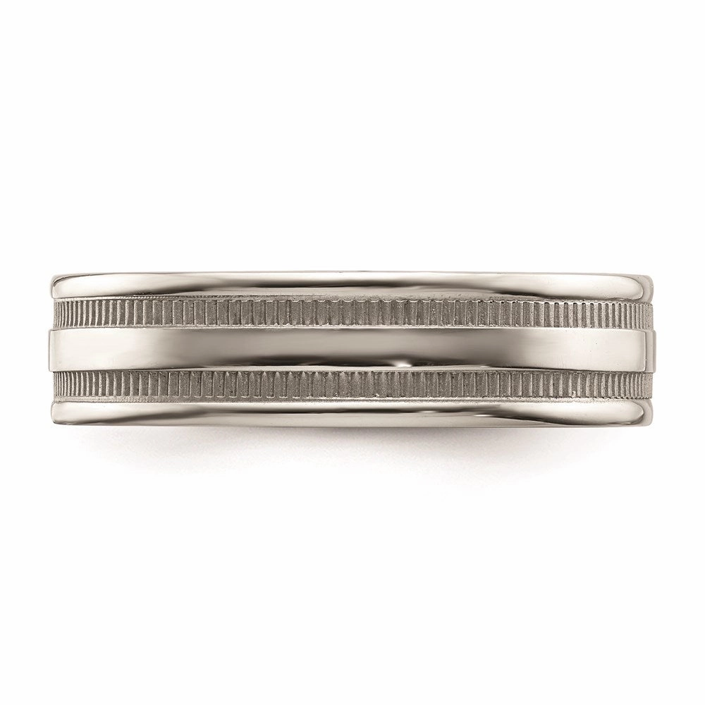 Stainless Steel Polished 6mm Band | SR674