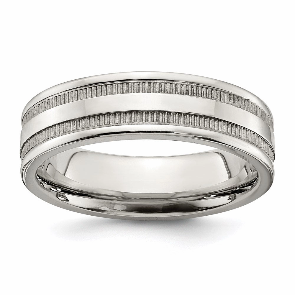 Stainless Steel Polished 6mm Band | SR674