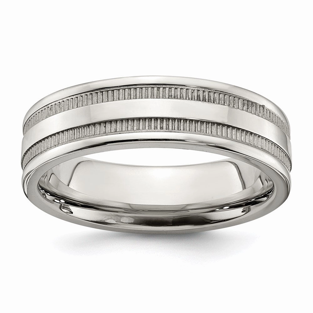 Stainless Steel Polished 6mm Band | SR674