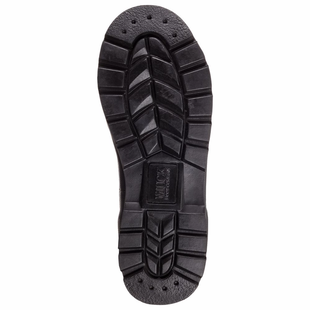 The Original Muck Boot Company Chore Boot All Conditions Steel Toe Work Boots for Men - Black - 9M