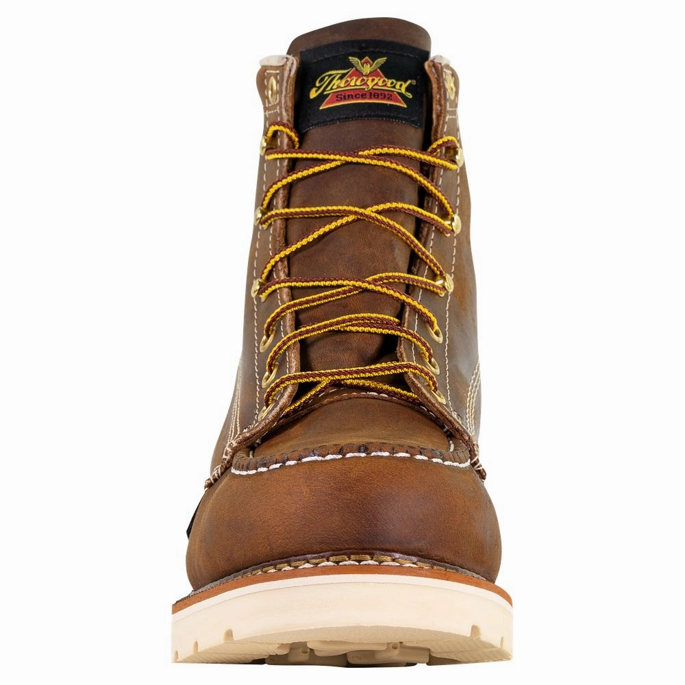 Thorogood 804-4375 Men's Trail Crazyhorse Safety Toe MAXWear Work Boots, Size: 11M, Crazyhorse
