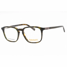Timberland Men's Eyeglasses - Dark Green/Other Plastic Square Frame | TB1776-H 098