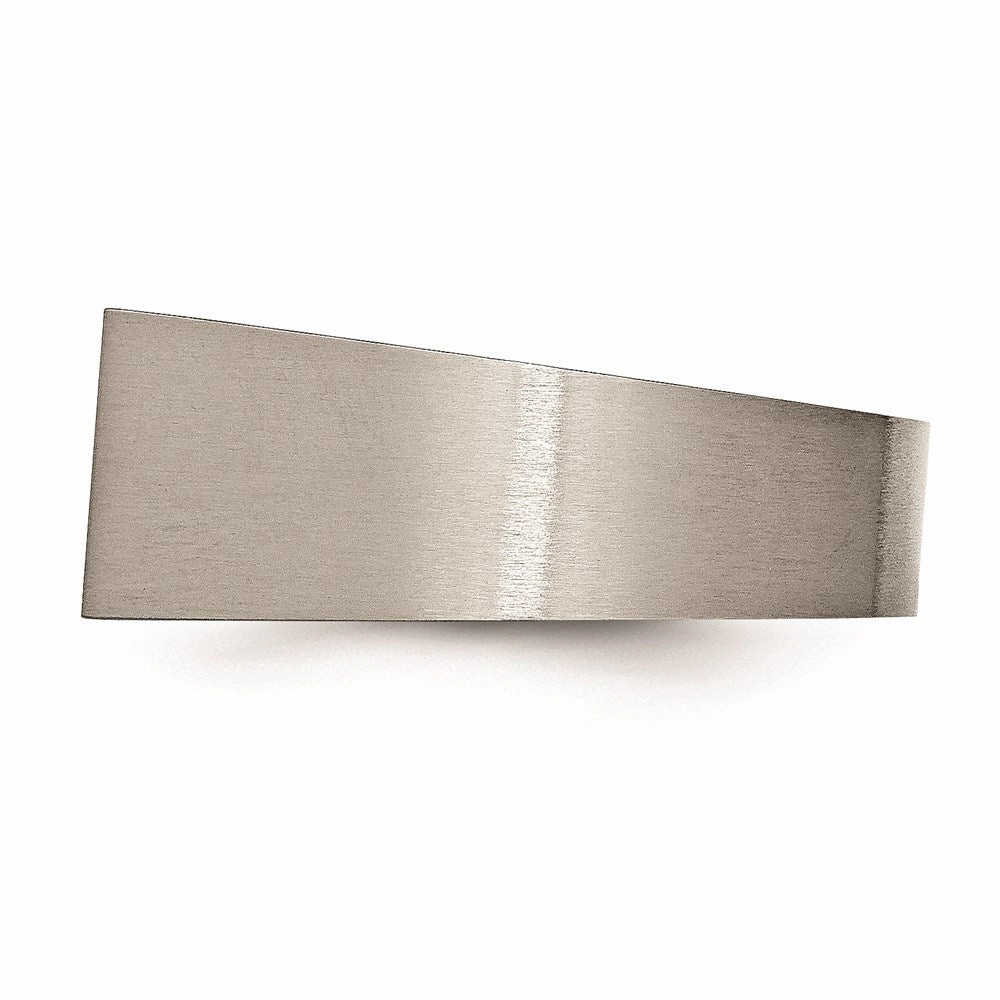 Titanium Polished and Brushed Signet Ring | TB425