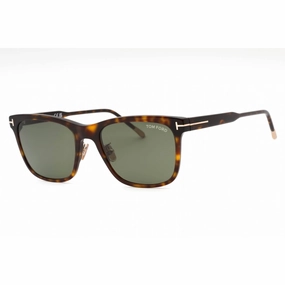 Tom Ford Men's Sunglasses - Havana Acetate Full Rim Square Shape Frame | FT0955-D 52N
