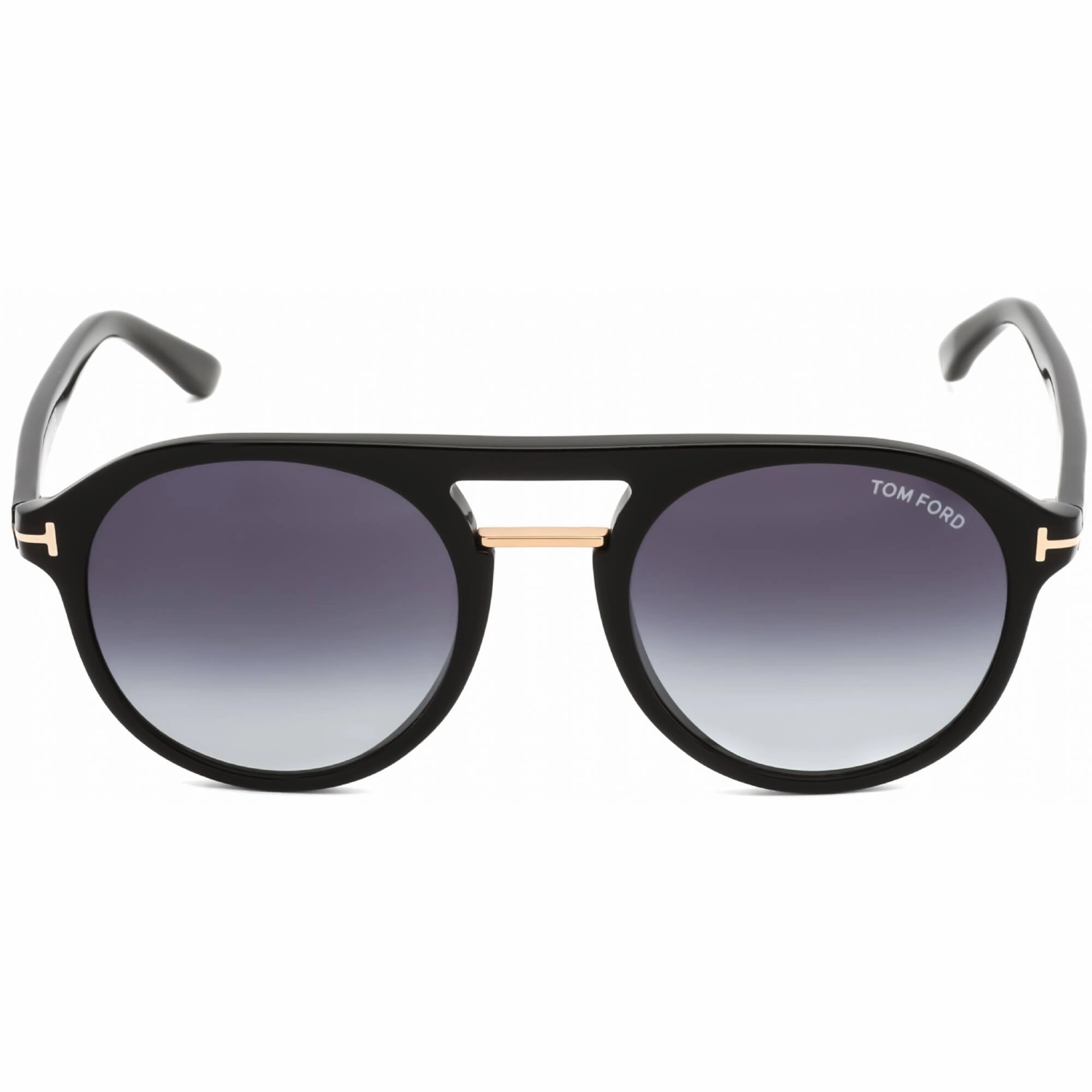Tom Ford Men's Sunglasses - Shiny Black 54mm Frame Gradient Blue Lens | FT0675 01W