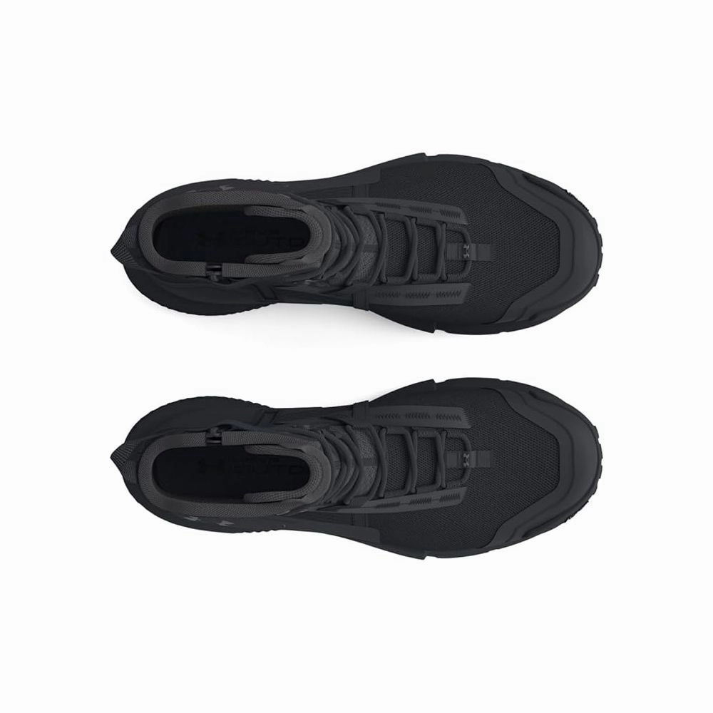 Under Armour 3027383-001 Valsetz Side Zip Tactical Boots for Men - Black - 9.5M