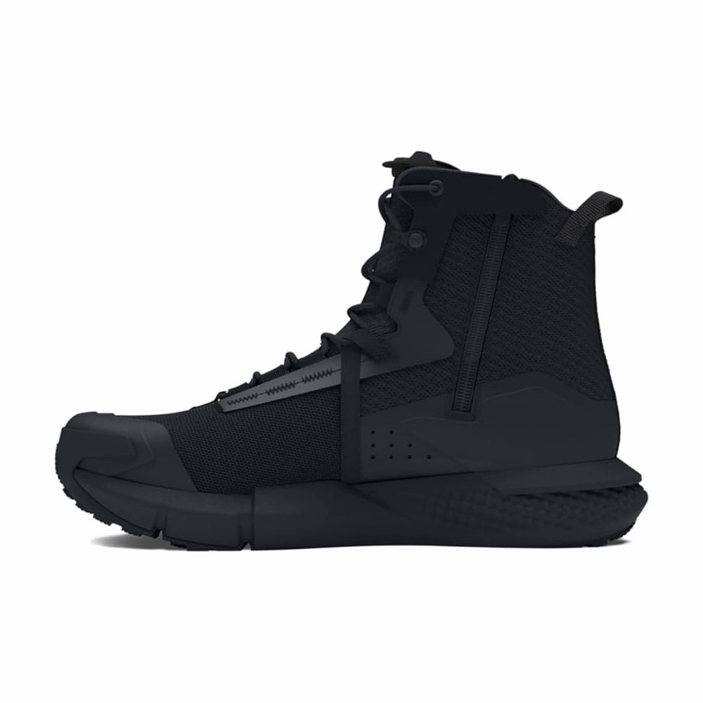 Under Armour 3027383-001 Valsetz Side Zip Tactical Boots for Men - Black - 9.5M