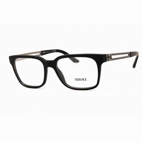 Versace Men's Eyeglasses - Black Plastic Square Full Rim Frame | VE3218 5122