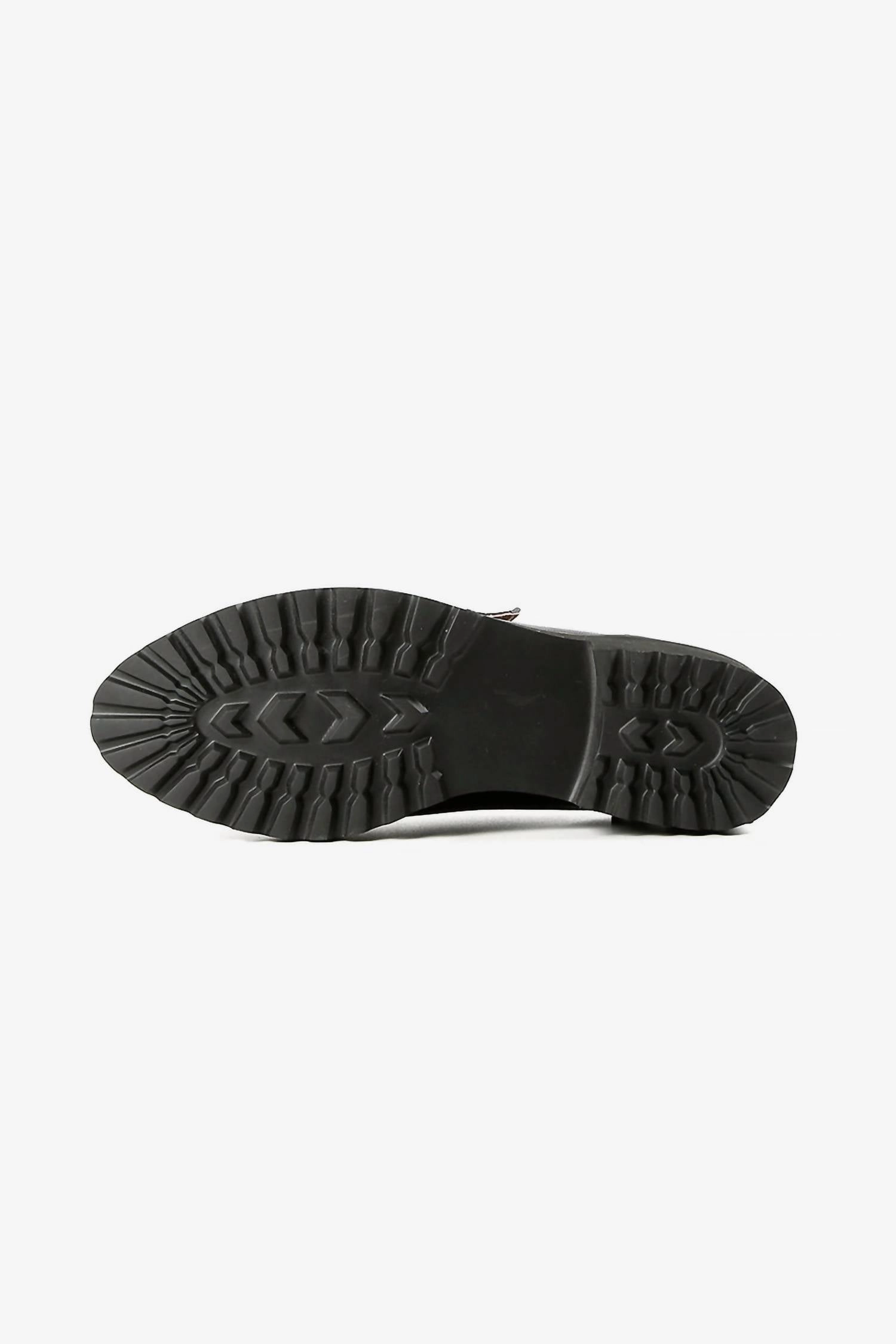 Women's Buckle Lugg Jane Shoes In Grey