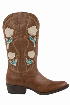 Women's Patsy Cowgirl Boots In Tan