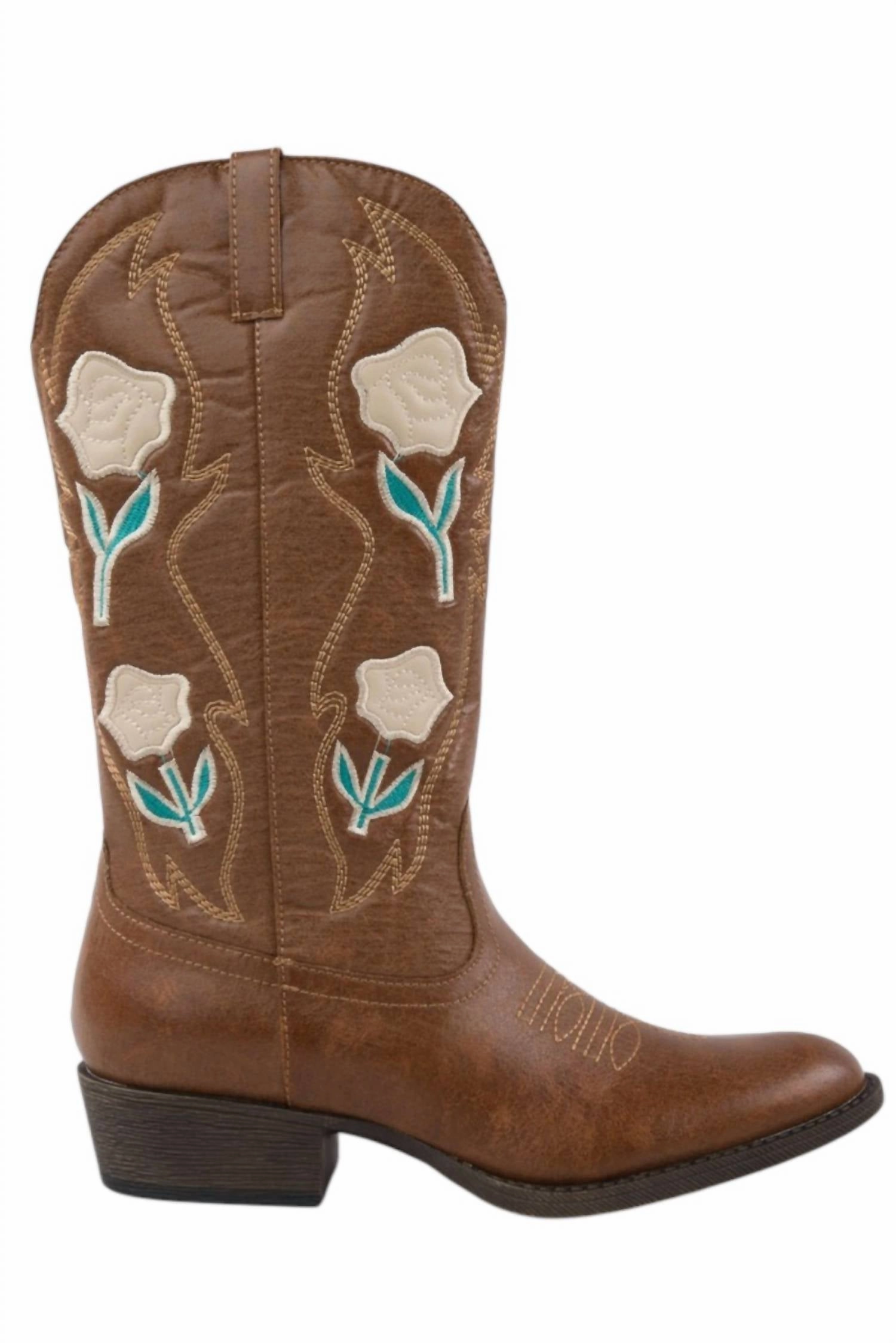 Women's Patsy Cowgirl Boots In Tan