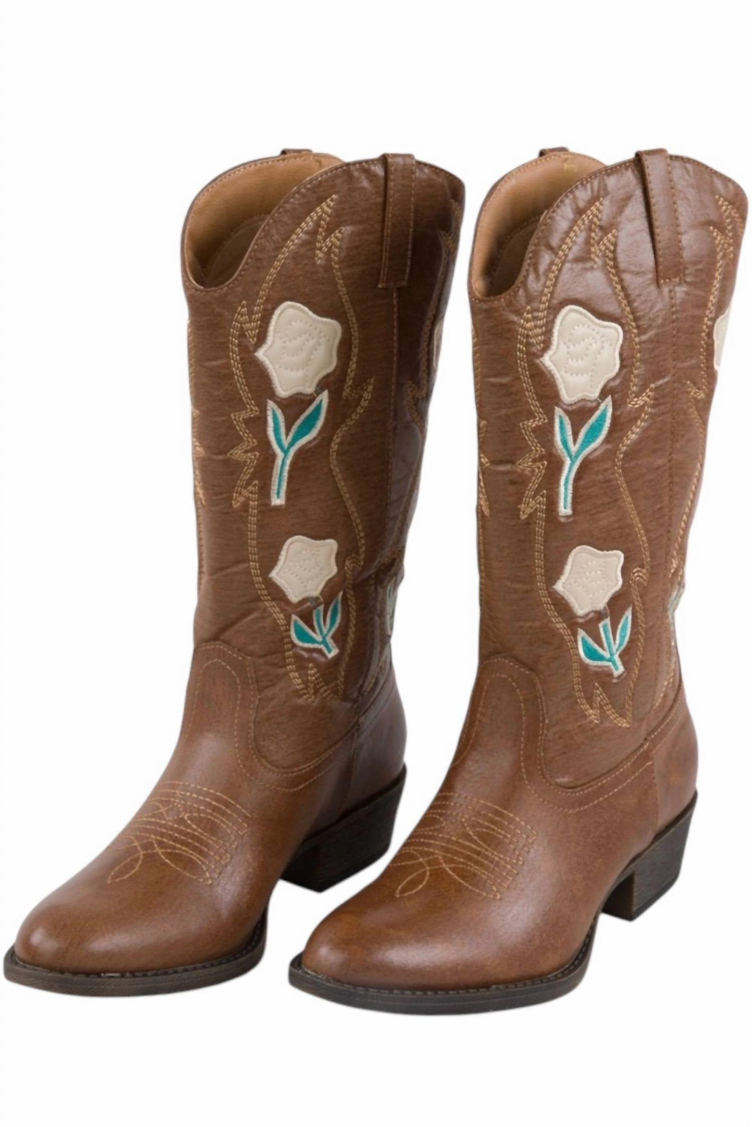 Women's Patsy Cowgirl Boots In Tan