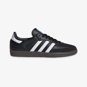 womens adidas samba (black/white/gum)